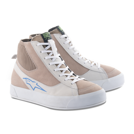 Bottes Moto Femme Alpinestars Stella Stated Podium Blanc/Gris Clair 44