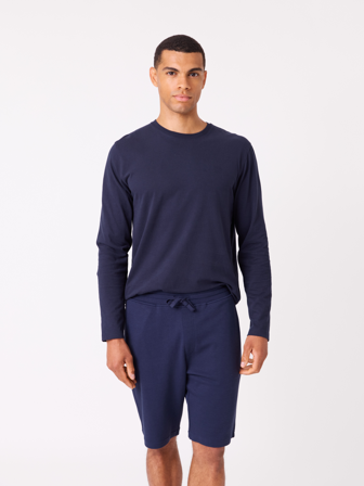 MATCH - Charly shorts - Jean Paul - Str. XXL - Herre - Shorts - Blå - 65% viskose, 30% bomull, 5% elastan