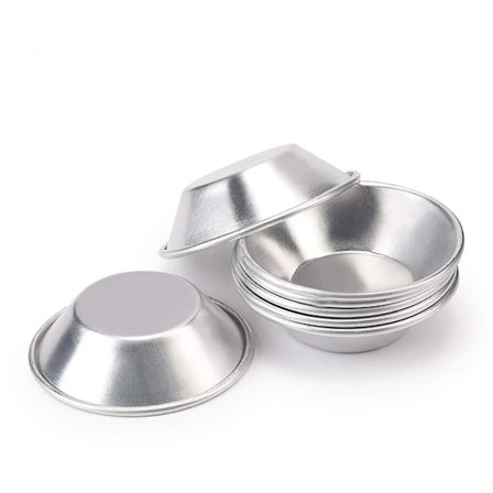 10 kpl alumiiniseoksesta valmistettuja munatarttumuotit, portugalilaiset munatarttumuotit, pienet kakkumuotit