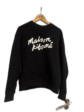 Maison Kitsuné svart sweatshirt