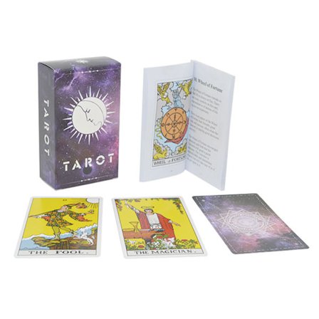 2 sæt klassiske tarot-orakelkort til begyndere, betydning