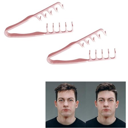 2-delt sæt - Hårstylingskamme - Høj kam - Perfekt til at skabe frisurer med volumen 19 cm (Pink)