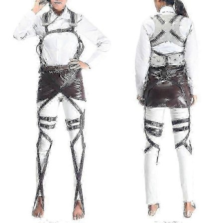 Attack On Titan Kapten Allens Mobile Suit, Komplett Kroppssele, Cosplay Halloween Jul Rollspelsdräkt