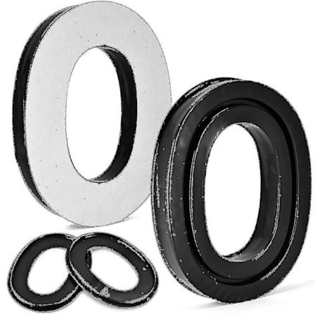 Ersättningsöronkuddar i gel för 3M Peltor Tactical 100/300/500 hörlurar