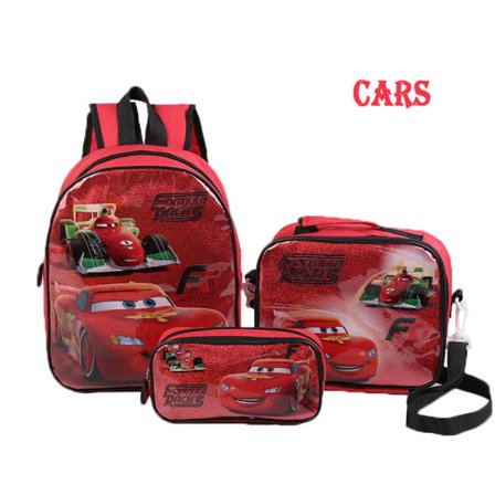 Biler Anime Hovedbillede Skoleb?gs 3 Pakke F?dselsdagspresenter