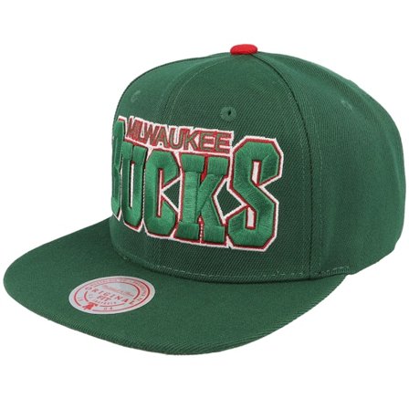 Mitchell & Ness - NBA Grün snapback Cap - Milwaukee Bucks 13 Draft Hwc Green Snapback @ Hatstore