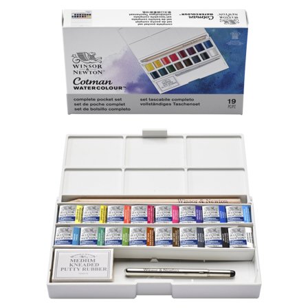 Cotman Water Colors Deluxe Sketchers Pocket Box