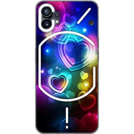 Kompatibelt Mobildeksel til Nothing Nothing Phone (1) NeonKjærlighet