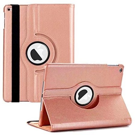 ipad 360 fodral för ipad air-ipad 6 9,7" roseguld