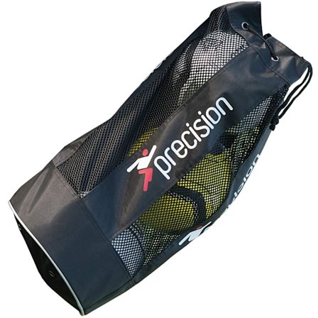 Precision Tubular 3 Bolls Fotbollsväska One Size Svart