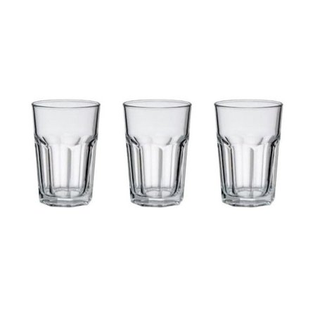 Set om 3 Cocktailglas 35 cl - Mojito Smoothie Sodas Cocktails - 3 x 35 cL