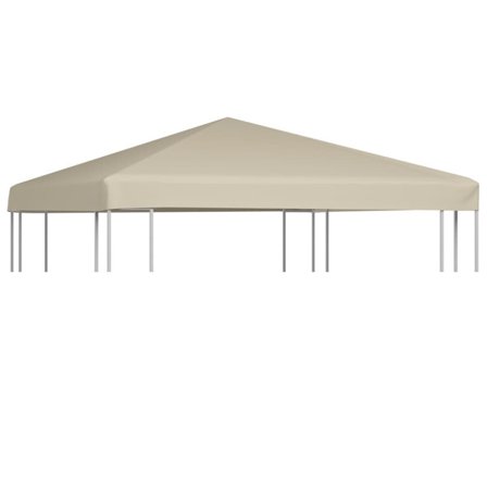 vidaXL Pavillontag 310 g/m² 3x3 m beige Beige