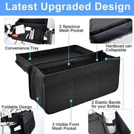 Sammenklappelig opbevaringstaske til rollator og gangstativ