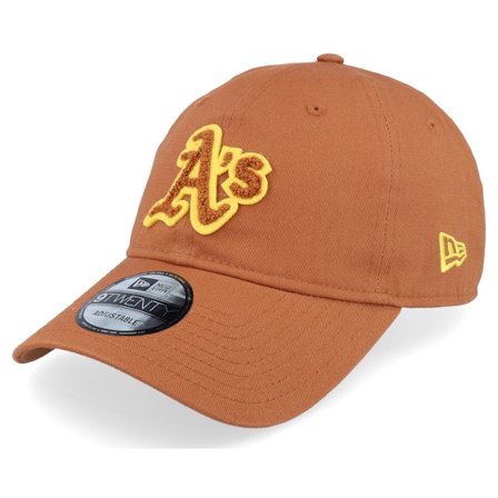 New Era - MLB Hnědý unconstructed Kšiltovka - Oakland Athletics Boucle 9TWENTY Burnt Dad Cap @ Hatstore
