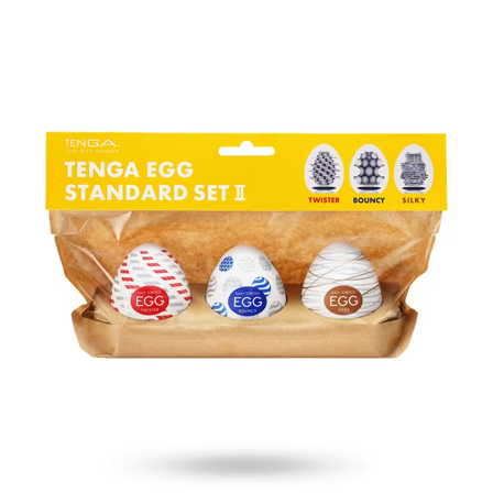 TENGA Egg Standard Set 2 6-pack - Sexleker Vuxen: Fleshlight, penisring, hylser & pumper