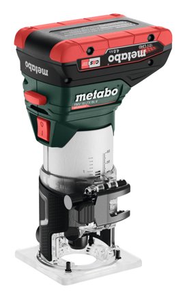 Metabo FMV18LTXBL8 Kantfræser med batteri og oplader, Maskiner