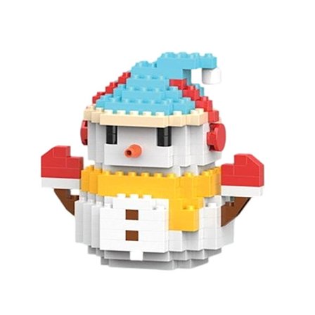 Julklappar Mikro Byggklossar Serie Jultomte Ren