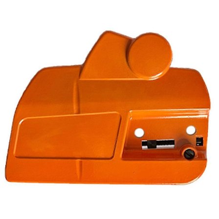 Til Husqvarna 460 455 Chip Cover, kædesav koblingsdæksel, guidedæksel, venstre sideplade 537286301 Hækketrimmer