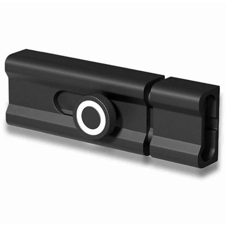 Dørboltlåser 80 mm aluminiumslegering skyveboltlås limmontert skyvelås hjem sikkerhetsdørlås for tre, metall, rustfritt stål og mer (svart)