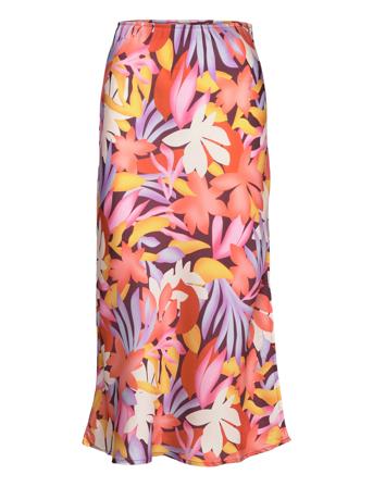 Cc Heart Skyler Satin Skirt Purple Coster Copenhagen