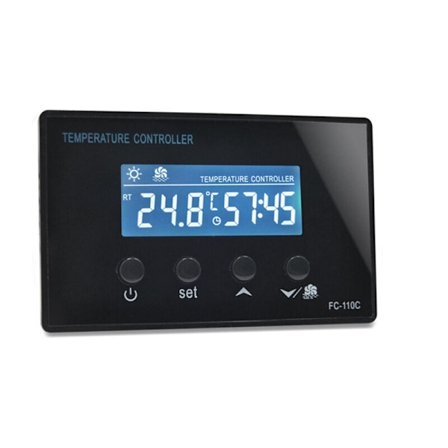 -110C 230V10A LCD Mini Sauna Jalkakylpy Digitaalinen Lämpötilan Säätö Ajastimella Termostaatti Säädin