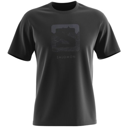 Salomon Men's Outlife Logo T-Shirt Men short-sleeved sweaters Black S