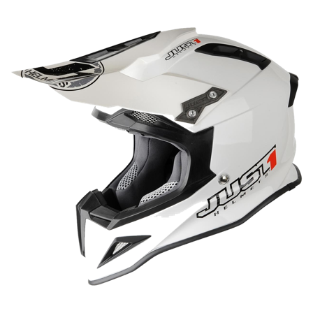 Motokrosová Helma Just1 J12 Solid Bílá S