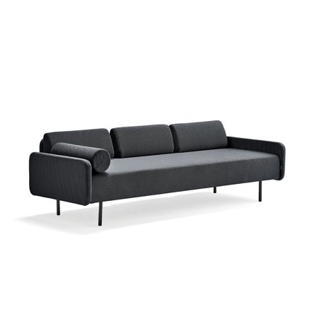 Sofa TRENDY, 3-Sitzer, Textilbezug anthrazit