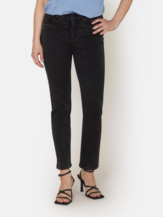 JENSEN - Jane 7/8 Jeans - Mørkegrå - Curvy Fit / Smalle Ben