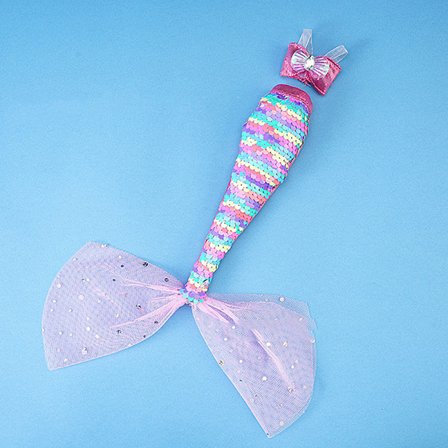 Shiny Beauty Fish Tail Mermaid Princess Dress Sjöjungfrukostym F
