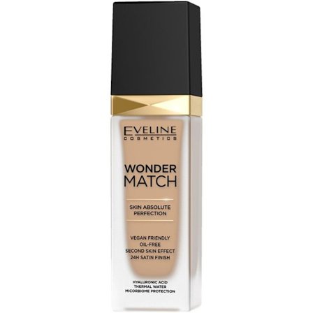 Fond de teint - Eveline kosmetik - Wonder Match - 30 Cool Beige - 30 ml - Adaptiv