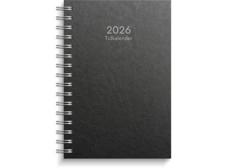 Burde Tidkalender 2026 svart - Lyreco - Almanackor och kalendrar - Dagböcker - Dagböcker