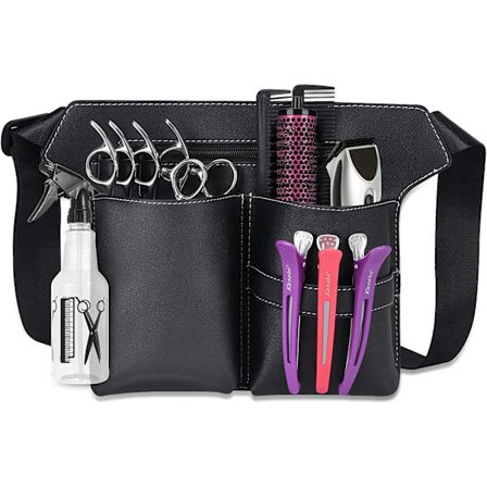 Frisørsaksveske (verktøy ikke inkludert), profesjonell frisørsaks kamhylster med belte, frisørsalong spa-boks frisør, kjæledyrhår