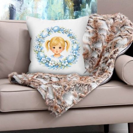 Pääsiäistyynynpäällinen 19,7", Maalaistyylinen neliömäinen koristetyynynpäällinen makuuhuoneeseen, sohvalle – Yhteensopiva pääsiäiskoristeiden kanssa