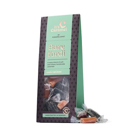 It ́s Caramel By Karamelleriet Gaveæske BARE FORDI 180 g, Helse & Madvarer, Snacks, Karameller