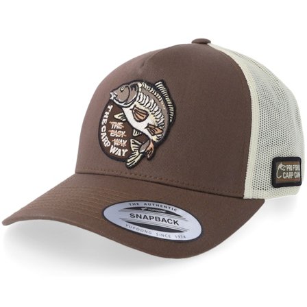 Skillfish - Marrone trucker Cappellino - The Carp Way 2-tone Mustang/Beige A-frame Trucker @ Hatstore