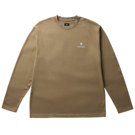 Snow Peak Nsd Logo L/S T-Shirt Olive