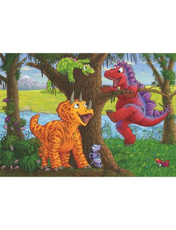 Ravensburger Dinosaurs At Play 2X24P - Multi/patterned - ONE SIZE