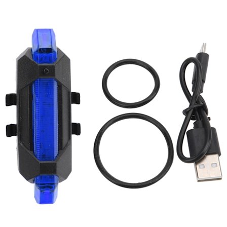 Cykel 918 Baglygte USB-opladning Natteridning Sikkerhedsadvarselslys Udendørs LED Lyseblå