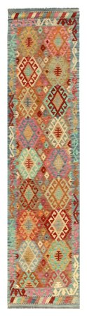 Kilim Afghan Old Style Rug Oriental Runner (Wool, Afghanistan)
