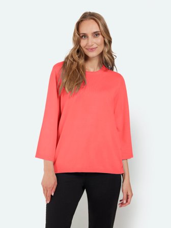 SIGNATURE - 3/4 Ærmet Strik - Koral