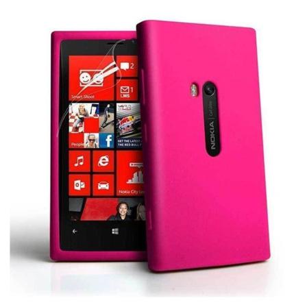 Nokia Lumia 920 Transparent skydd (flexibelt) (rosa) Rosa