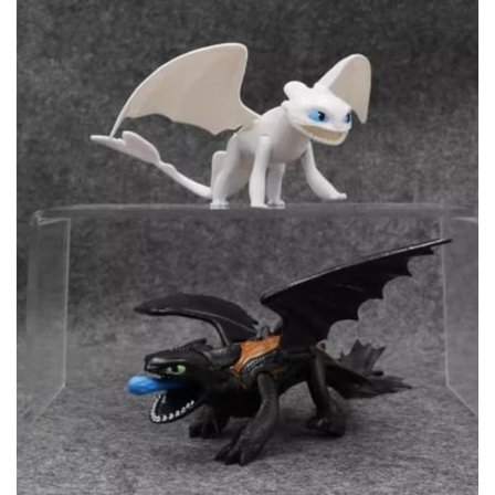 How to Train Your Dragon 3 - Svart og Hvit Drage - Modellleke