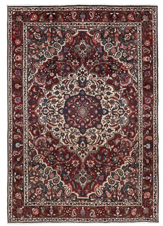 Bakhtiari Rug Oriental Black/Brown (Wool, Persia)