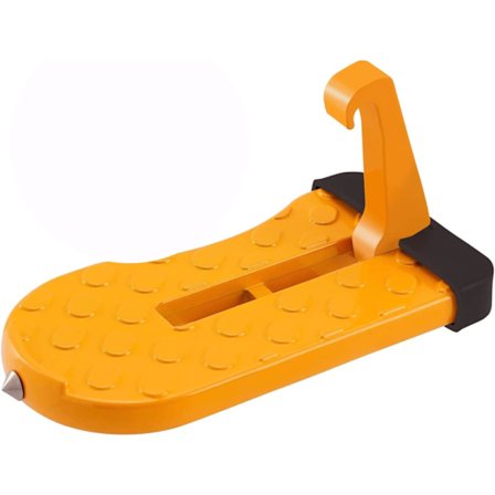 Hoppa upp på bilen - hopfällbar dörrstege med fönsterkrossare