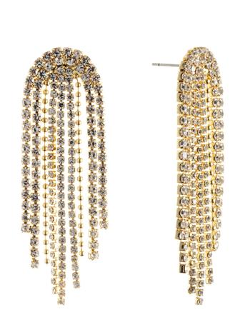 Cabana Crystal Earring Øredobber Smykker Gull By Jolima*Betinget Tilbud