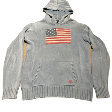 Ralph Lauren stickad hoodie