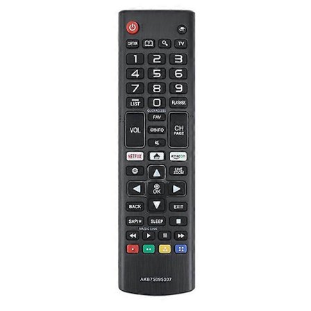 AKB75095307 Kompatibel för LG Smart TV IR Fjärrkontroll Infraröd Ersättningskontroll [DB]