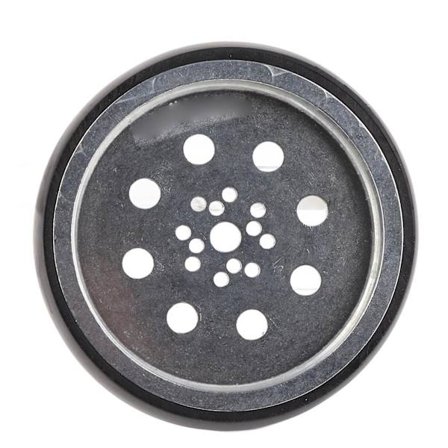 Robot Hjul 100mm Metal med Neopren Dæk - Industrielle Robot Dele, 8mm Indvendig Diameter Hul