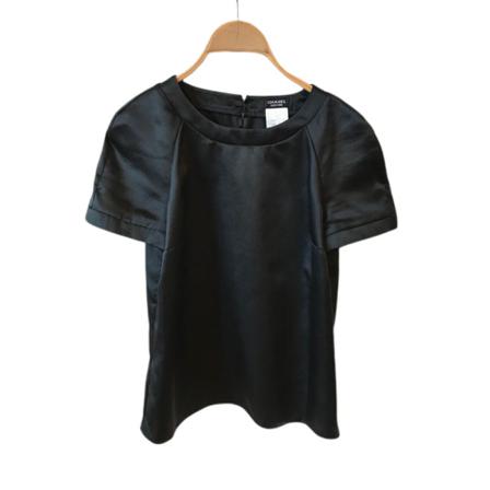 Chanel Vintage Pre - owned Top , Zwart , Dames , Maat: M